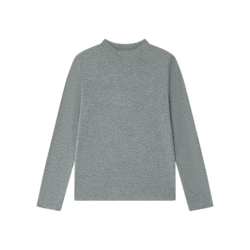 Damen Langarmshirt- soft, hoher Kragen