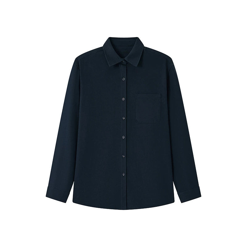 Damen Baumwollhemd - Langarm, Relaxed Fit