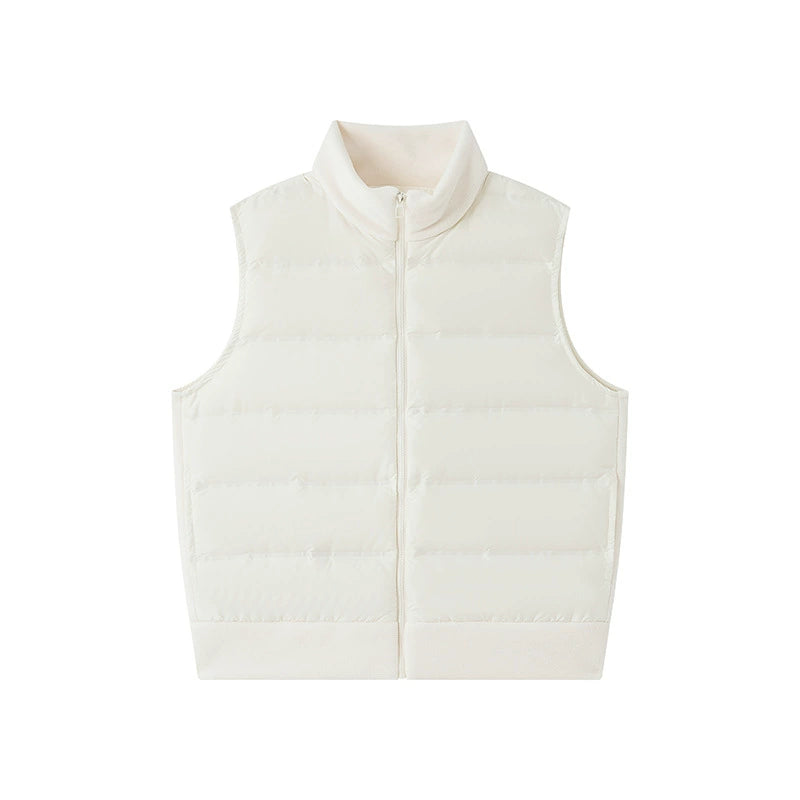 Damen Leichte Daunenweste mit Fleece, Warm & Modisch