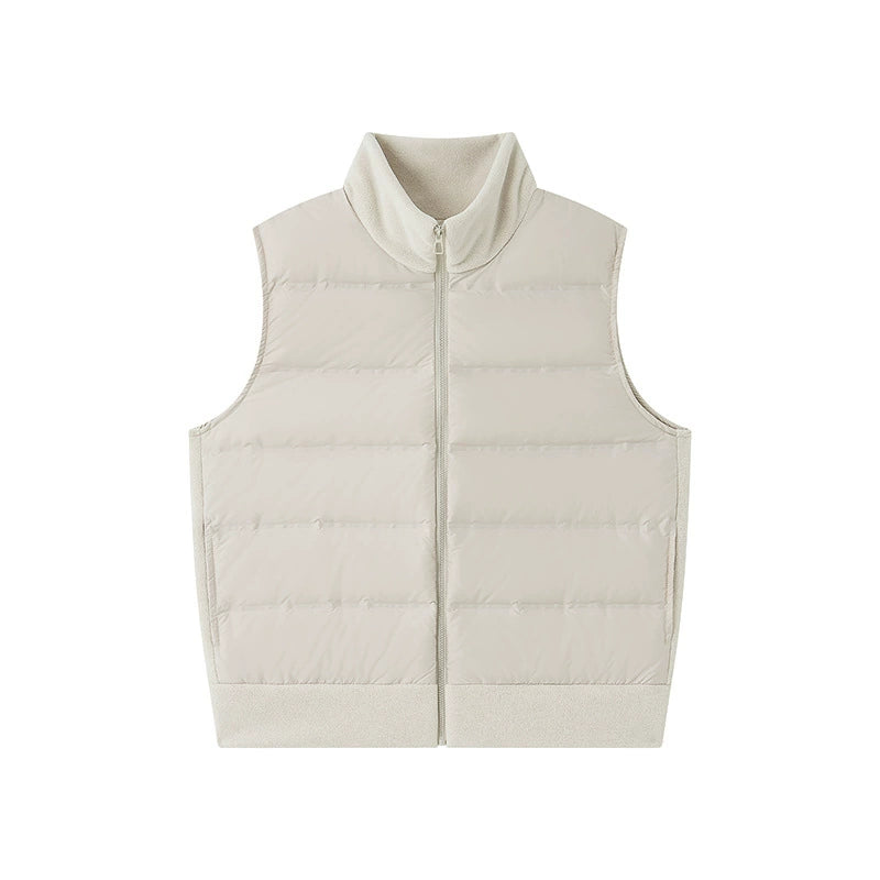 Damen Leichte Daunenweste mit Fleece, Warm & Modisch