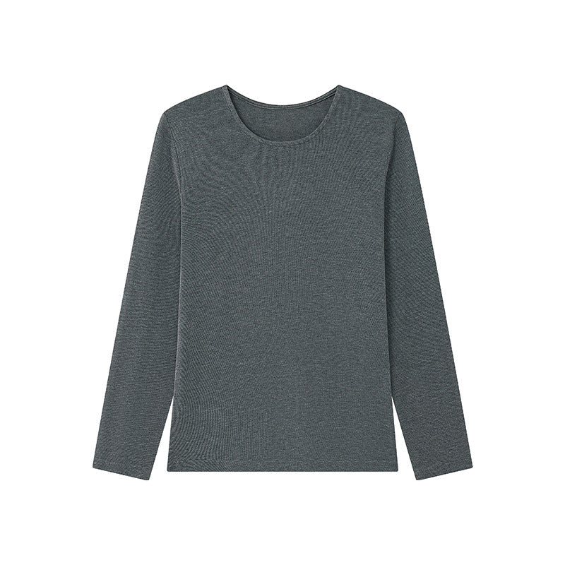 Damen-Strickshirt für Herbst und Winter mit klassischem Rundhalsausschnitt