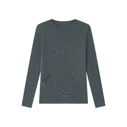 Damen Strickshirt aus Tencel-Modal-Cashmere – Slim Fit, einfarbig, hautfreundlich