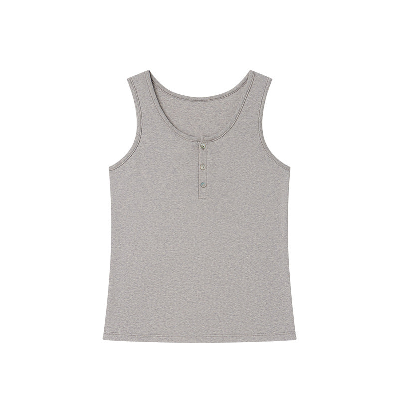 Damen-Tanktop aus Tencel-Leinen für den Sommer, ärmelloses Design, hautfreundlich