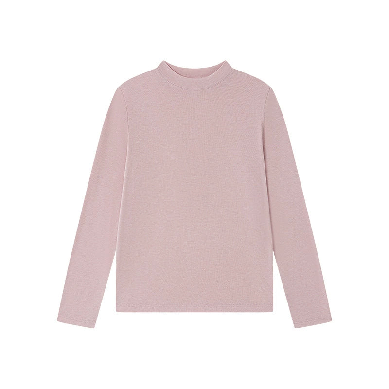 Damen Langarmshirt- soft, hoher Kragen