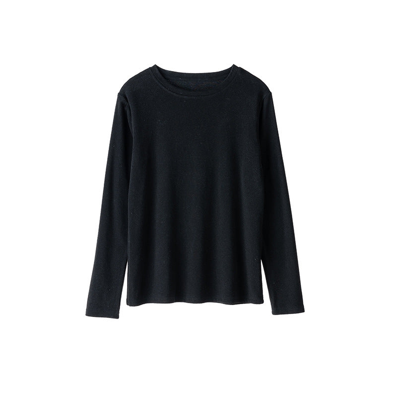 Damen Unterziehshirt – Rundhals, Slim Fit, Langarm, casual Strick