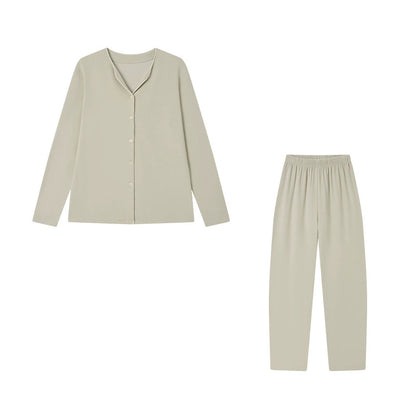 Damen Pyjama aus Algenfaser – Langarm