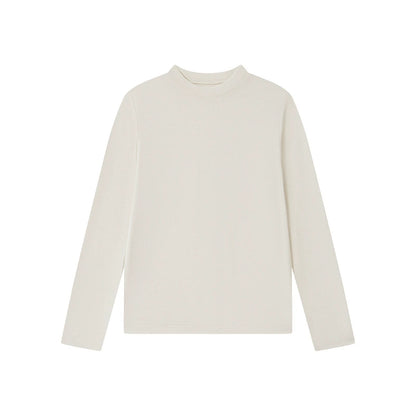 Damen Langarmshirt- soft, hoher Kragen