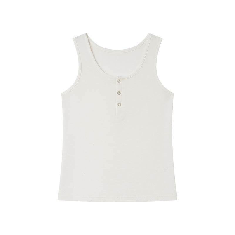 Damen-Tanktop aus Tencel-Leinen für den Sommer, ärmelloses Design, hautfreundlich