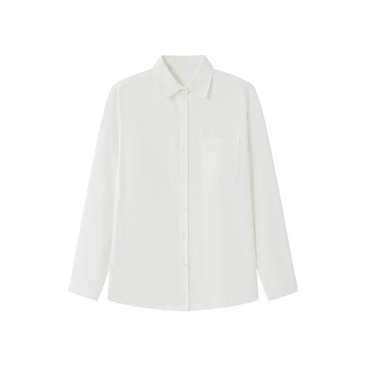 Damen Baumwollhemd - Langarm, Relaxed Fit