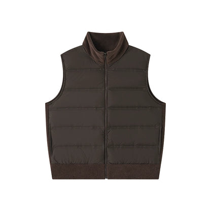 Damen Leichte Daunenweste mit Fleece, Warm & Modisch