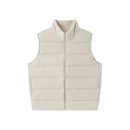 Damen Leichte Daunenweste mit Fleece, Warm & Modisch