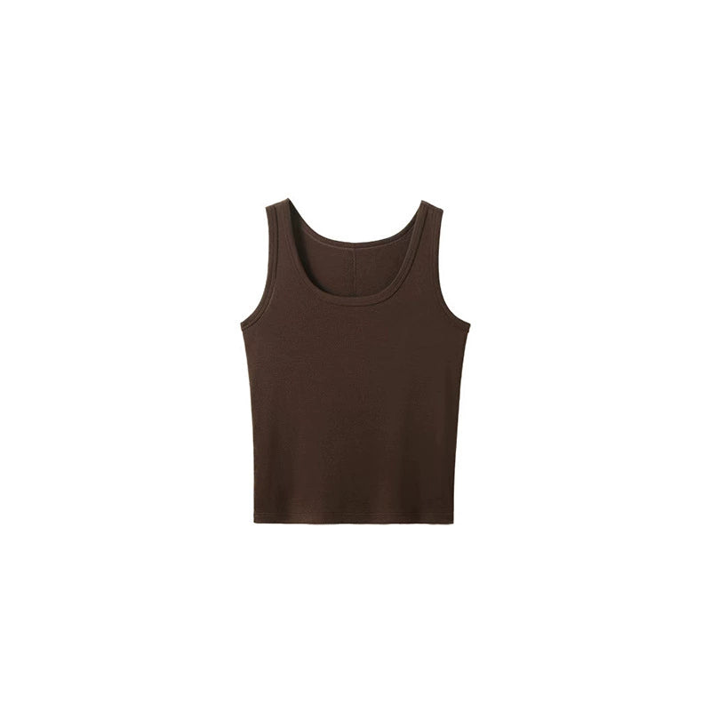 Damen Basic Wollträgertop