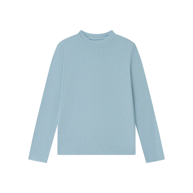 Damen Langarmshirt- soft, hoher Kragen