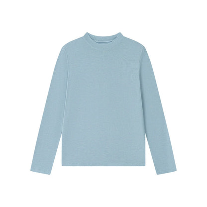 Damen Langarmshirt- soft, hoher Kragen