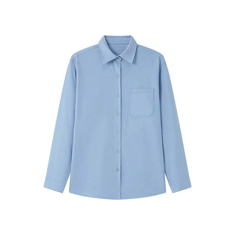 Damen Baumwollhemd - Langarm, Relaxed Fit